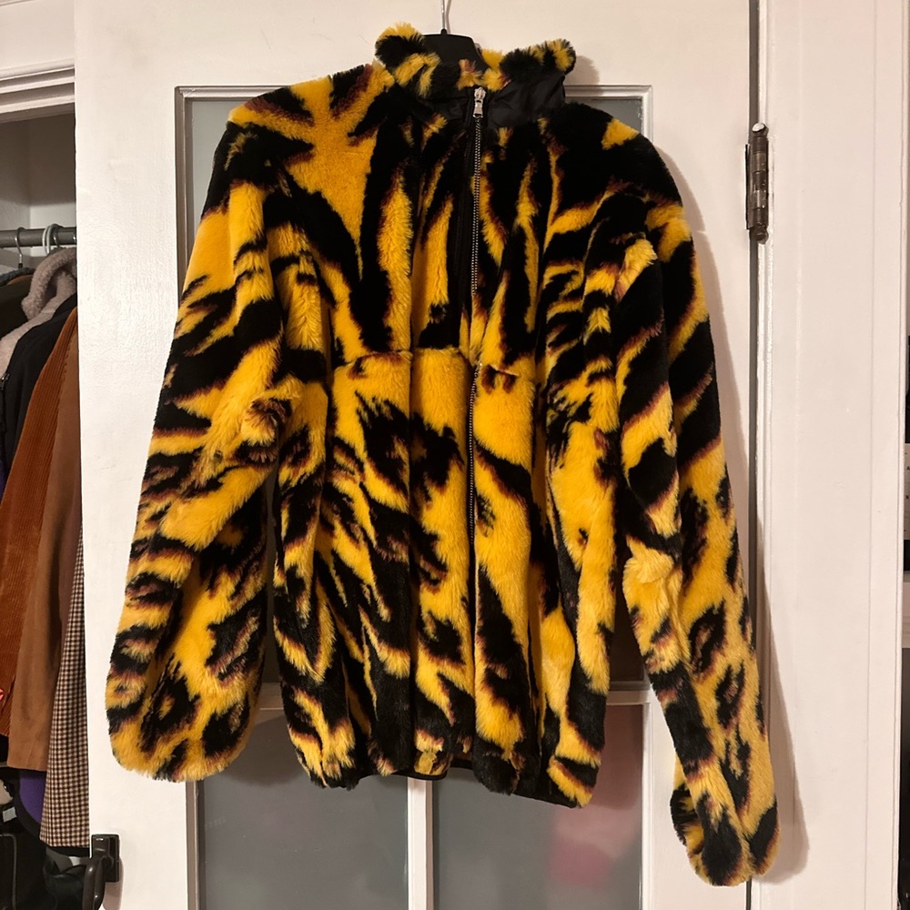 Aries Arise warm cozy mock neck zip up sweater